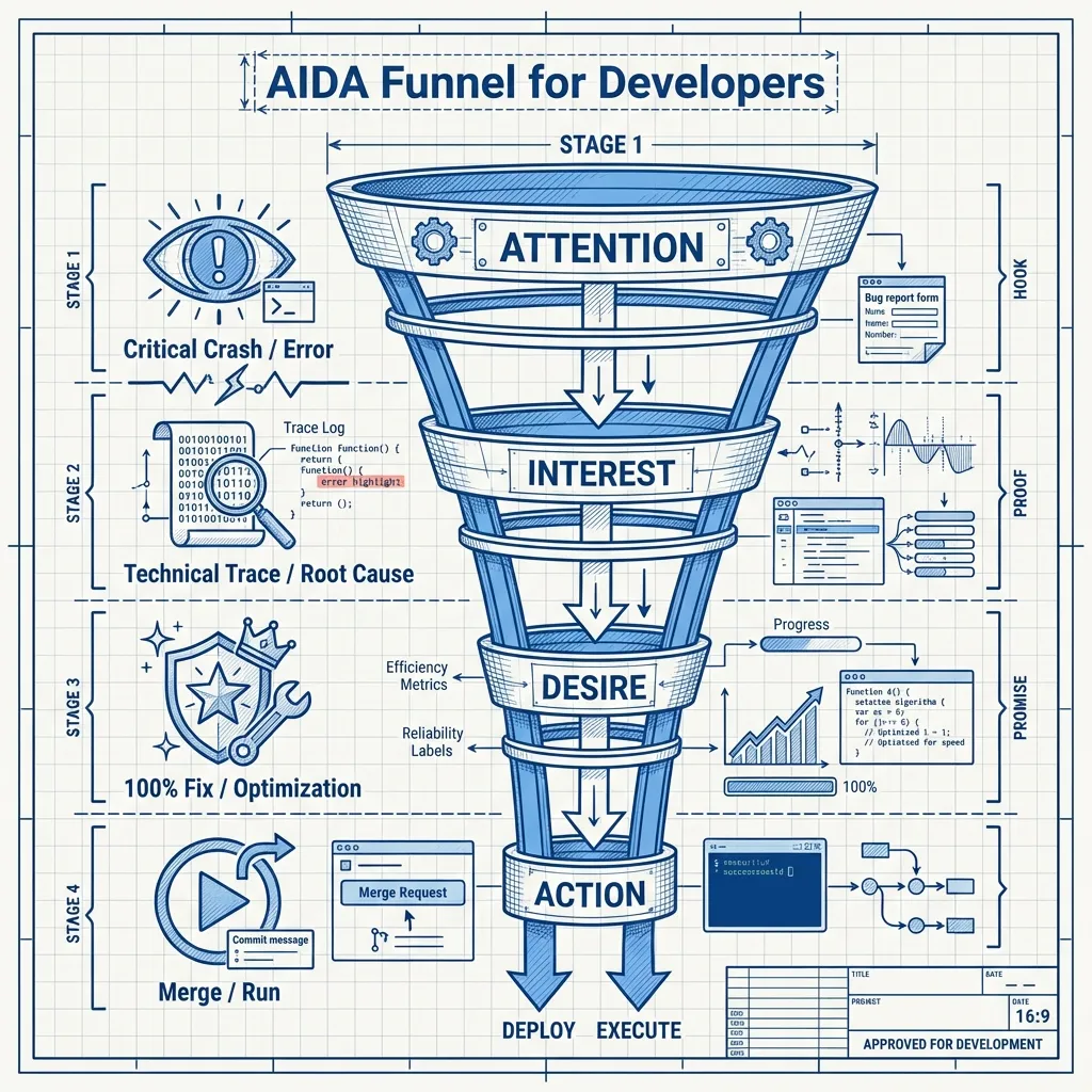 AIDA Funnel for Developers
