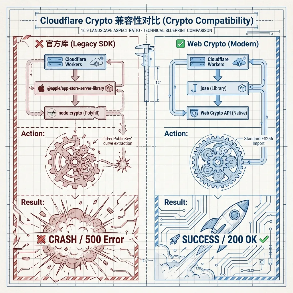 Cloudflare Crypto 兼容性对比